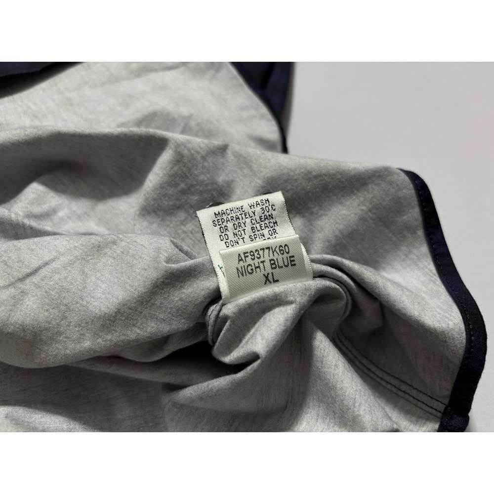 Bugatchi Shirt OoohCotton Tech 8 Way Stretch Button Up Blue Gingham Check Men XL - Picture 12 of 15